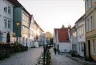 Charming wooden houses in the Nordnes area of Bergen