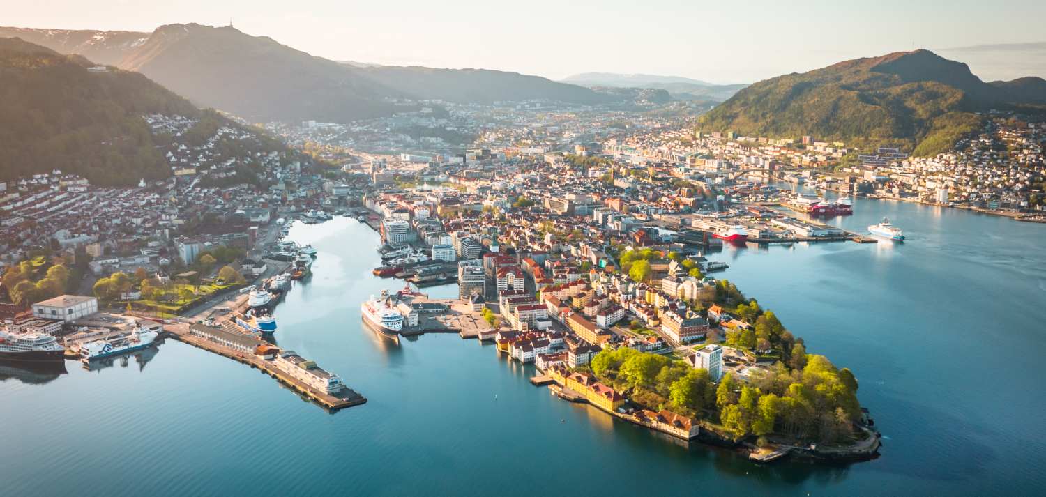 Bergen fjords - bergen city center