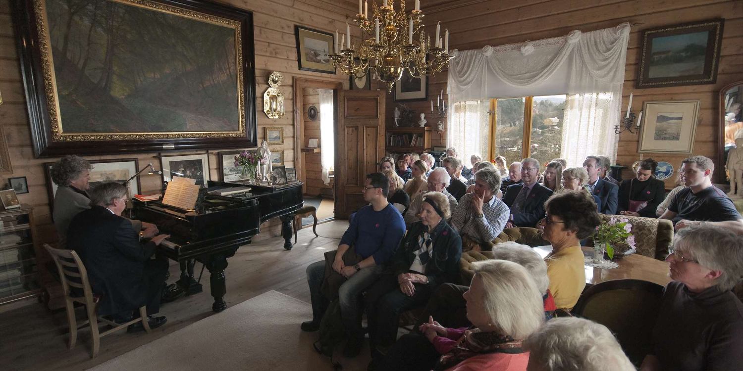 Inside Edvard Grieg's home at Troldhaugen