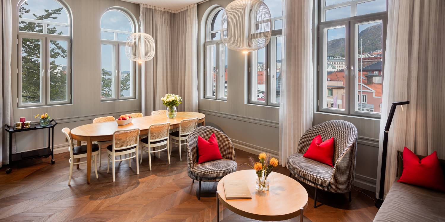 Luxury stay in Bergen - luxury hotels - suite at Bergen Børs