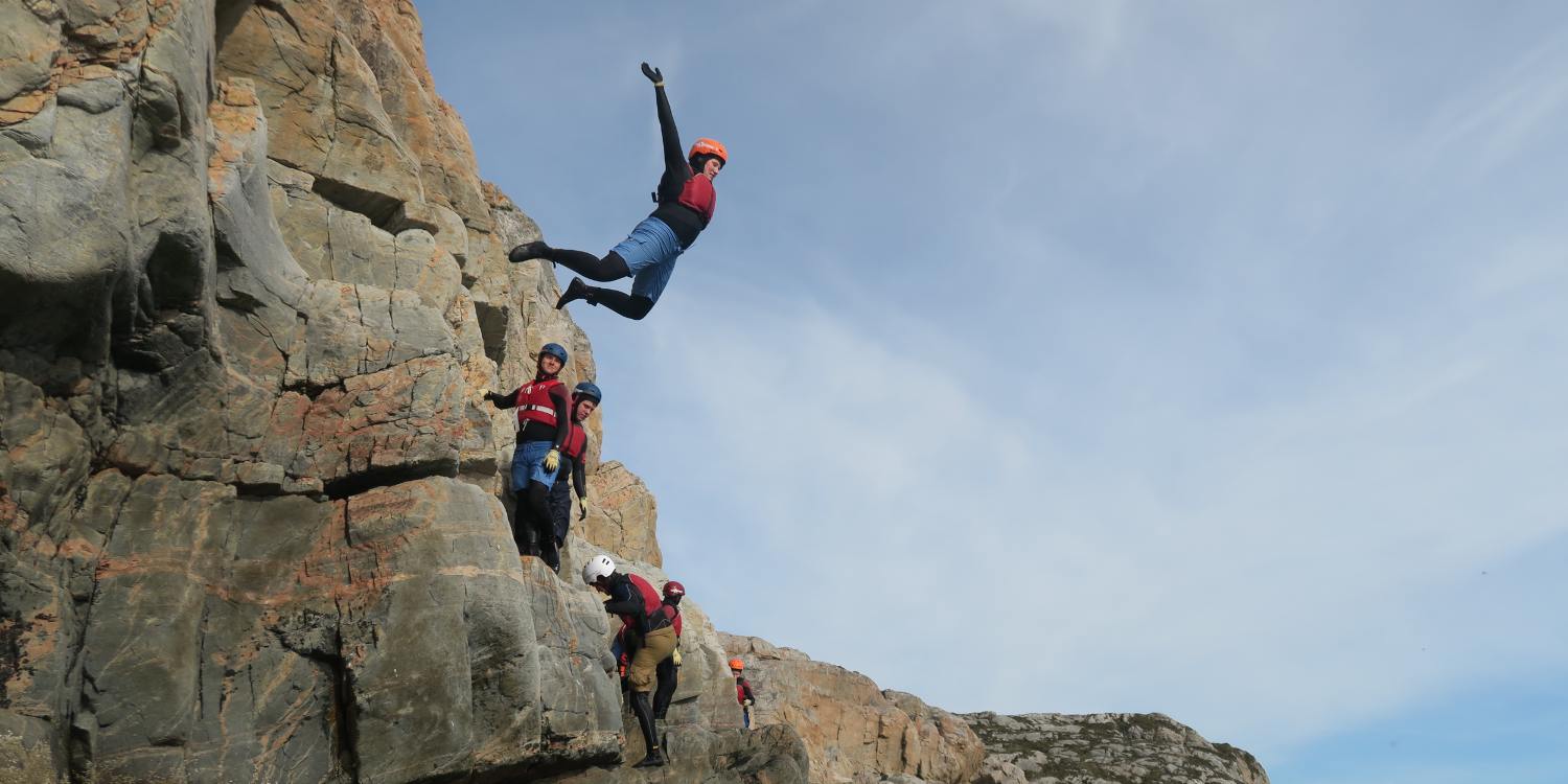 luxury stay in Bergen - one of a kind activitites and attractions - coasteering on the coast
