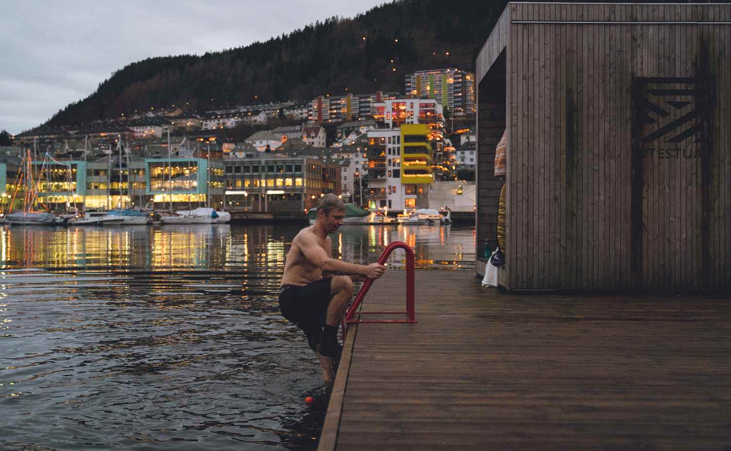 Winter in Bergen - Heit Bergen Sauna