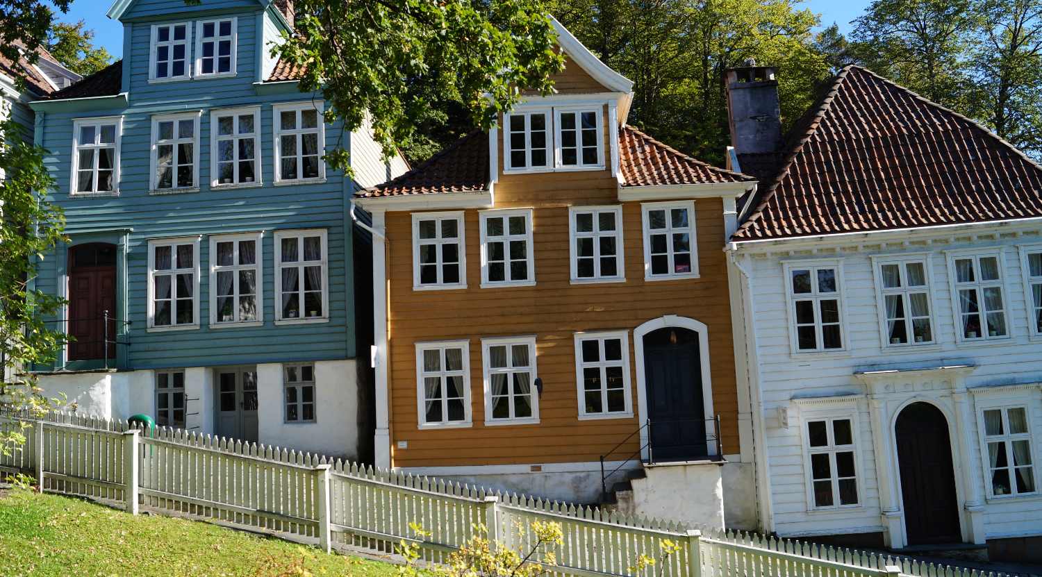 Wooden houses in Bergen