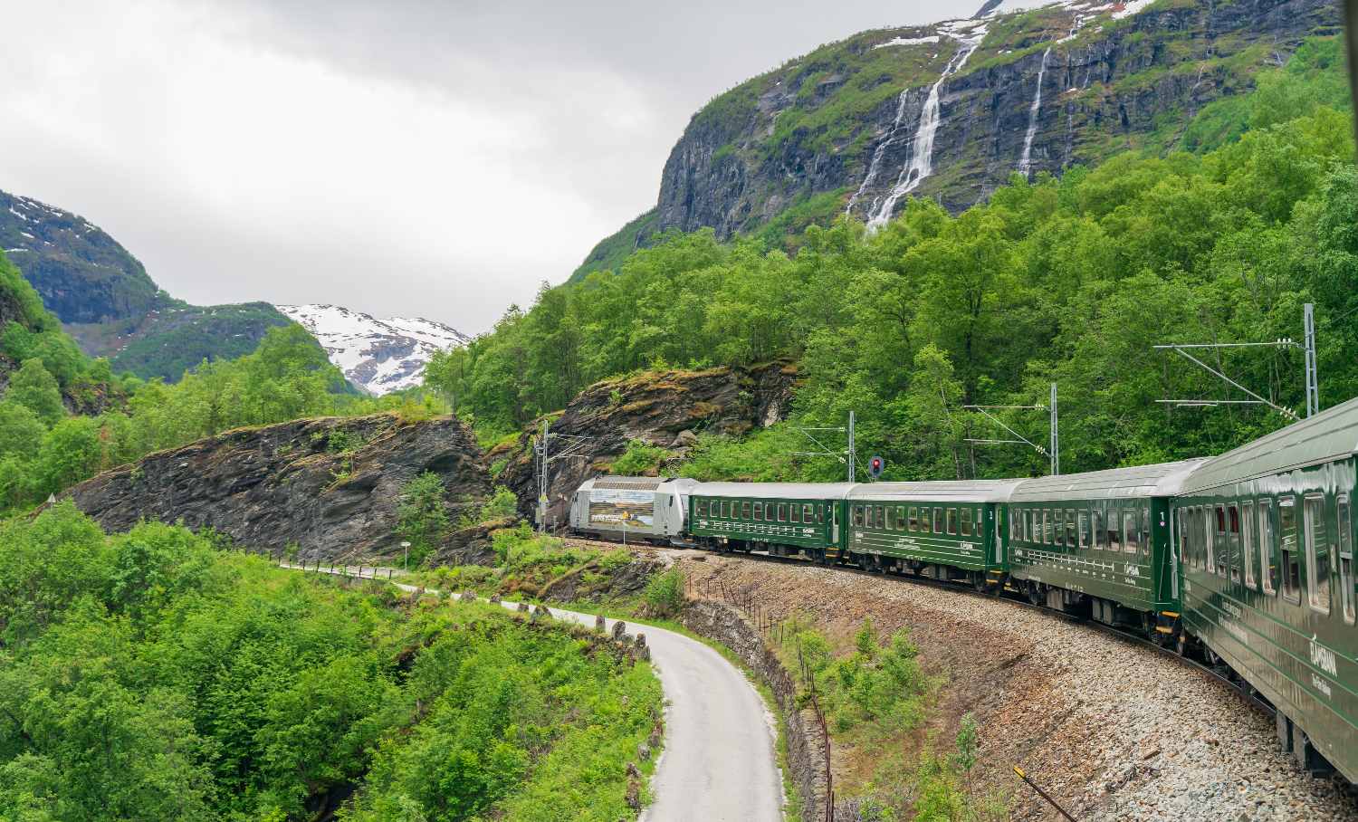Flåm Railway between Myrdal and Flåm