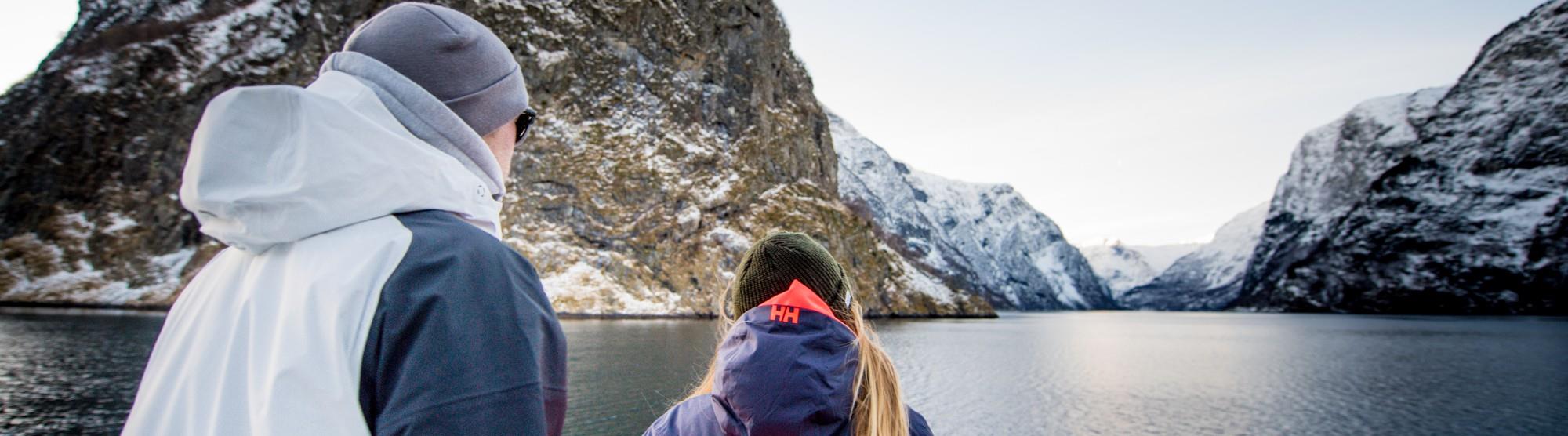 Fjord cruises in winter