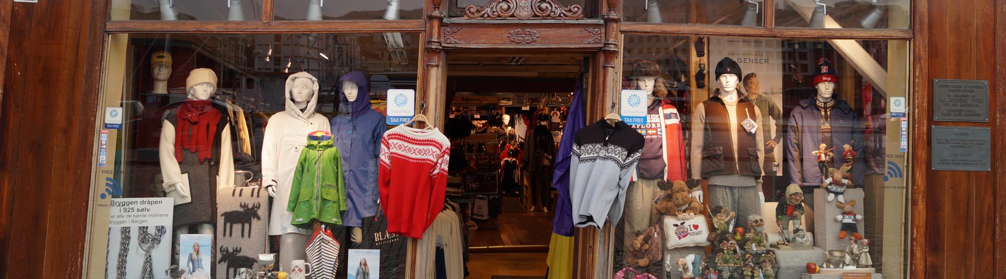 Clothes & Jewellery Shops in Bergen