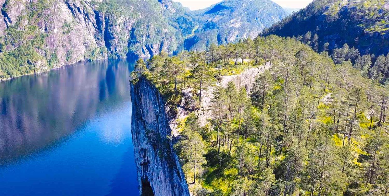 Fjelltur til Slottet på Norgesferie på Vestlandet