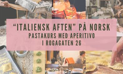 Matkurs: "Italiensk aften" på norsk - september