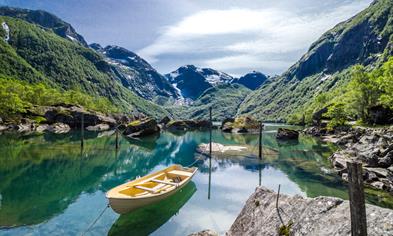 Bondhus Glacier Lake - Bondhusvatnet