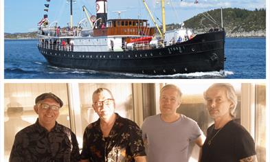 Blues-cruise med dampskipet "Stord I" på Byfjorden