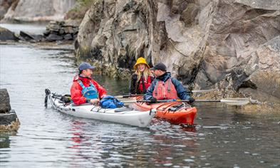 Guided kayak trip