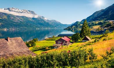 A view over the Hardangerfjord