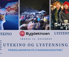 Utekino og lystenning på Prærien