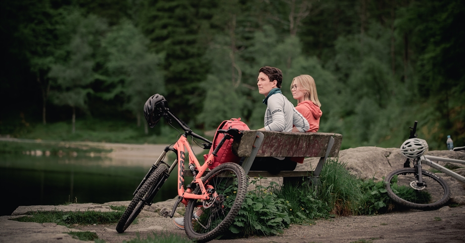 Mountain Bike at Mount Fløyen