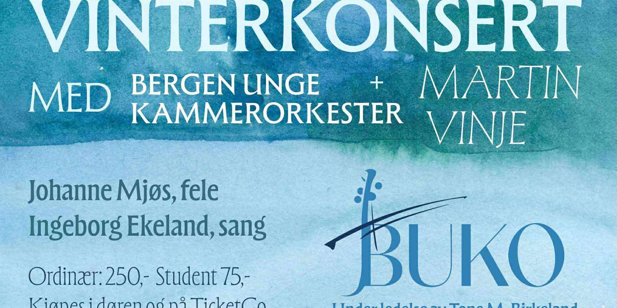 Vinterkonsert med BUKO og Martin Vinje