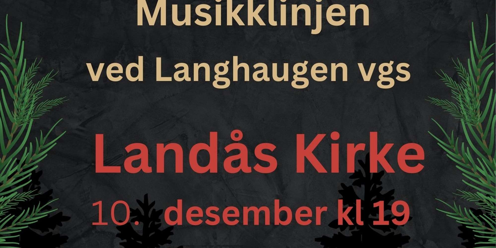 Julekonsert - Musikklinjen ved Langhaugen vgs