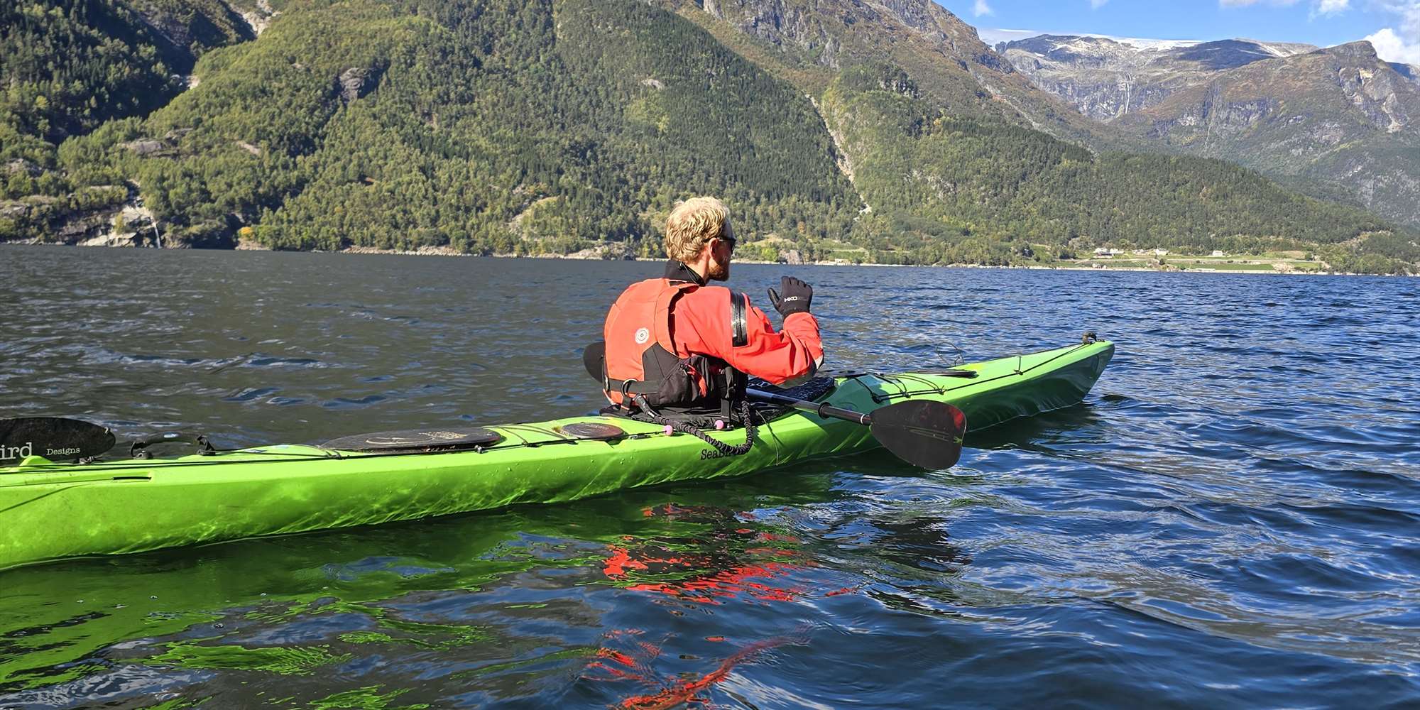 Guided Sea Kayak Tour from Tyssedal on the Hardangerfjord
