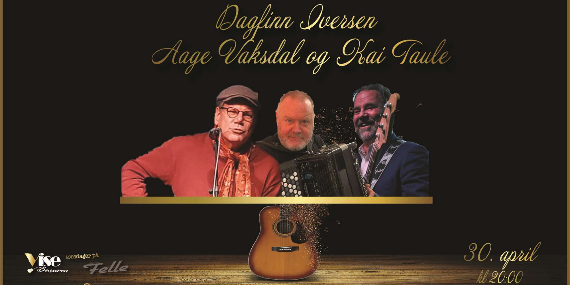 Dagfinn Iversen, Kai Taule og Aage Vaksdal