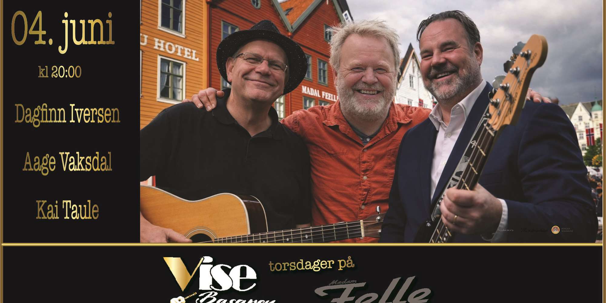 Sommerlige toner med Dagfinn, Kai og Aage