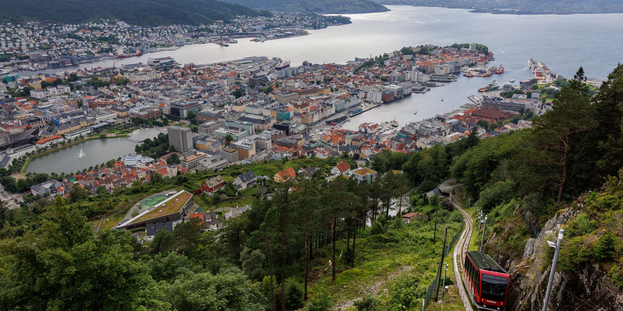 The Fløyen funicular