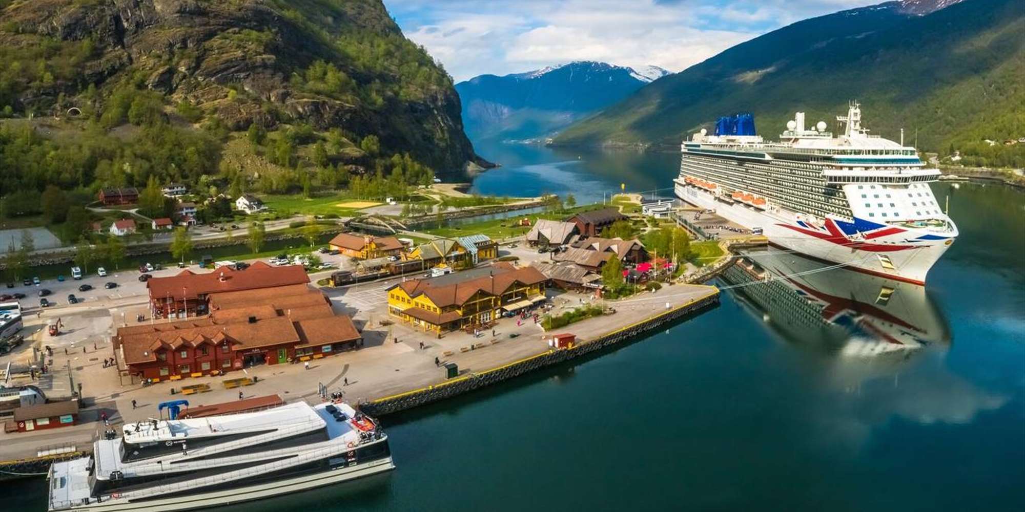 Flåm harbour