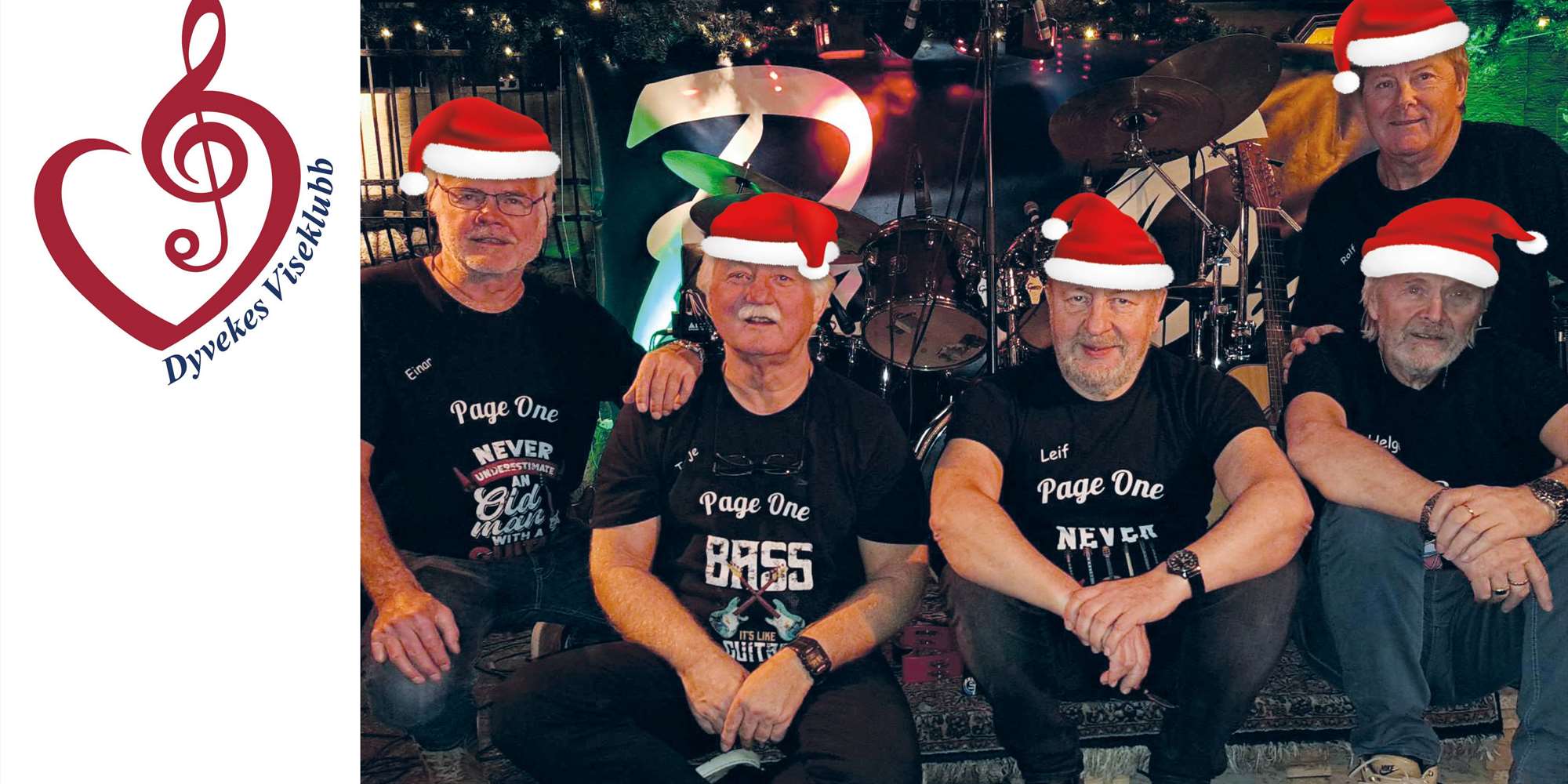 Dyvekes Viseklubb: Page One julekonsert
