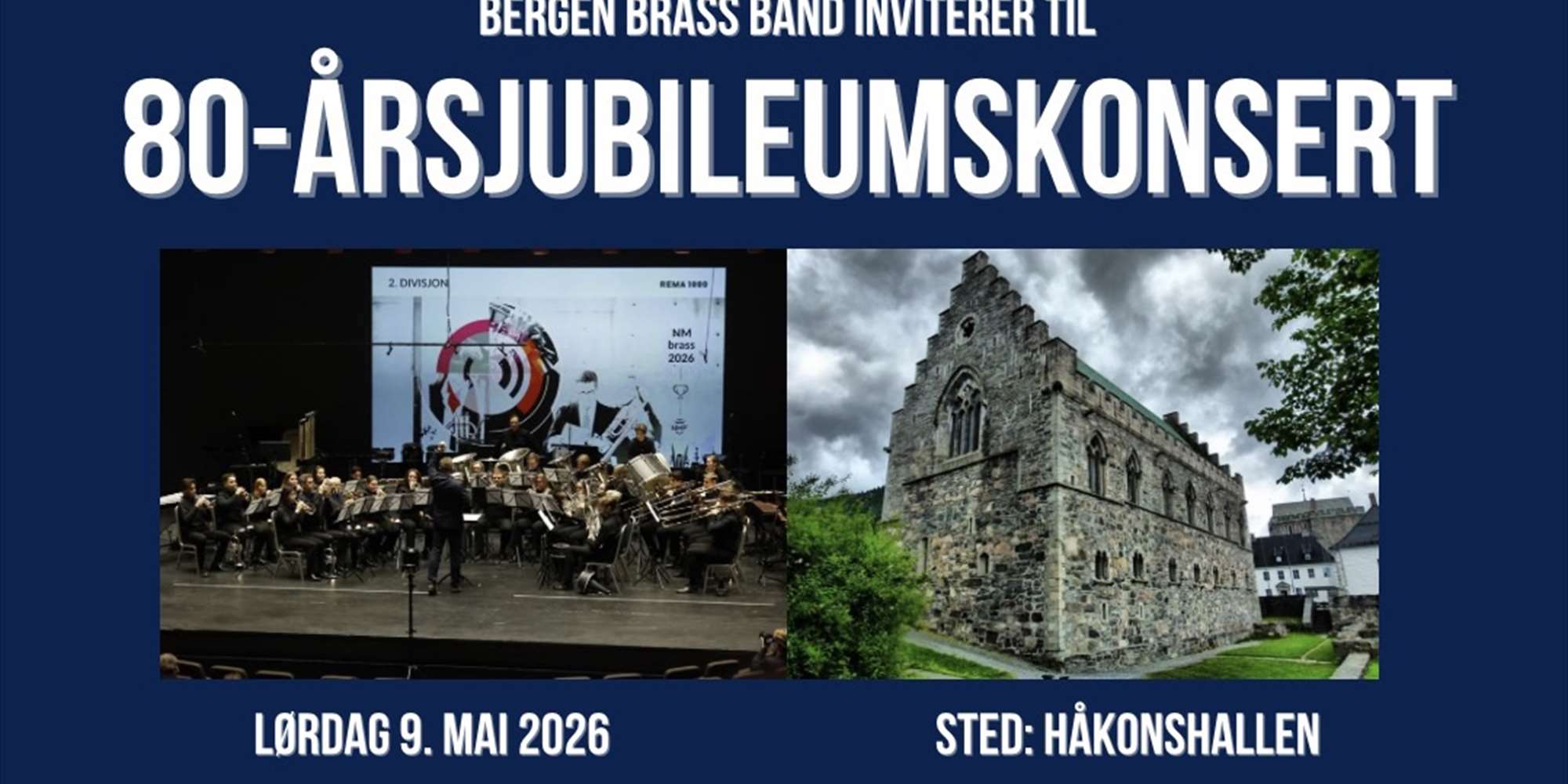 80-årsjubileumskonsert Bergen Brass Band
