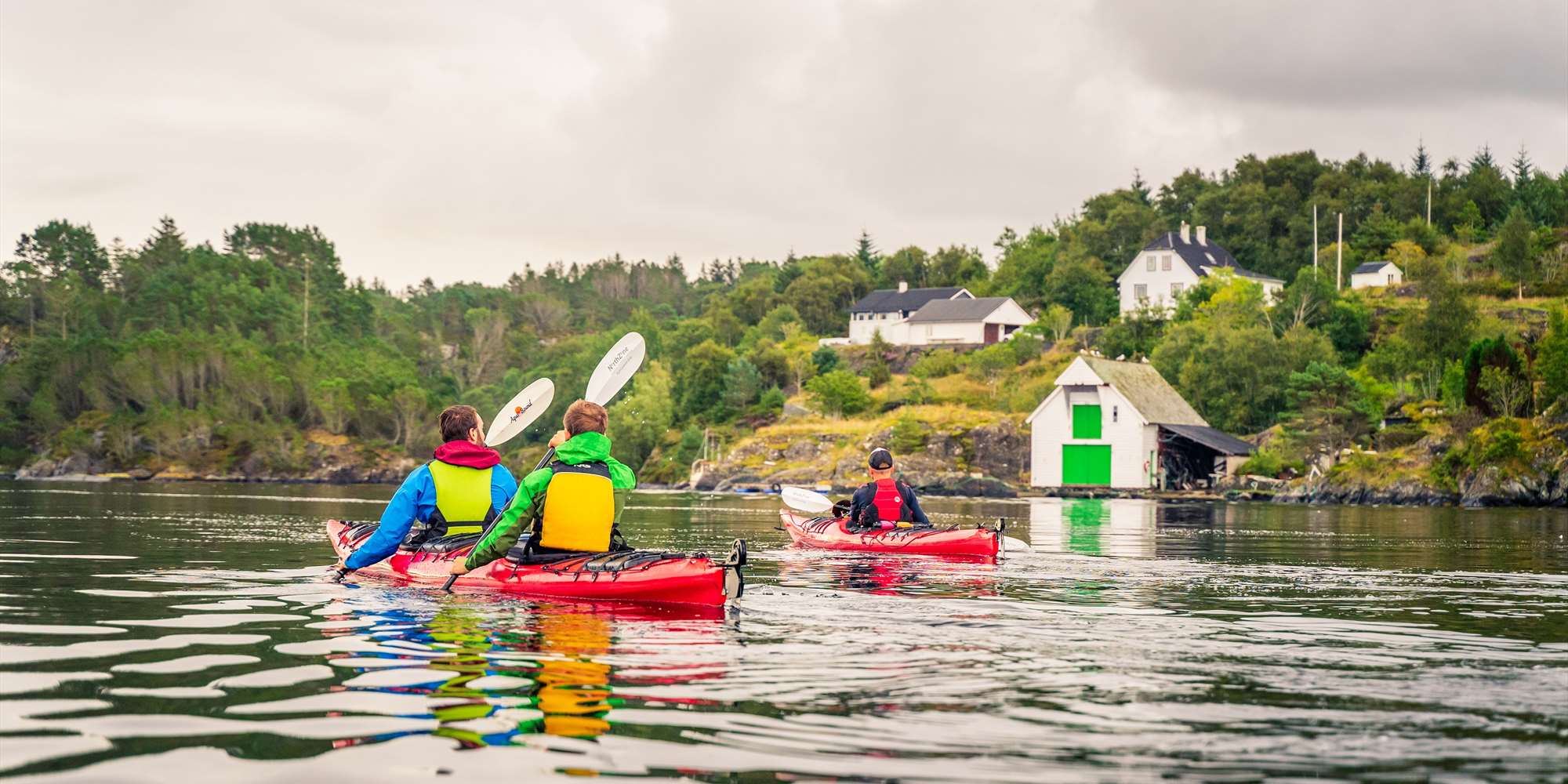 Guided kayak trip in Øygarden