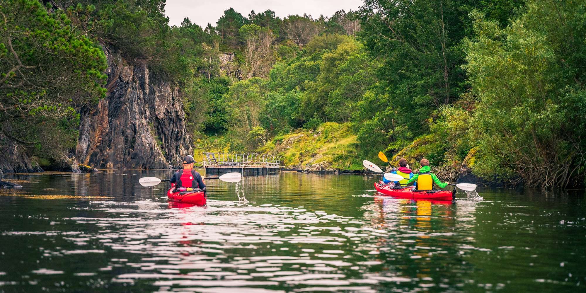 Guided kayak trip around the Øygarden islets outside Bergen