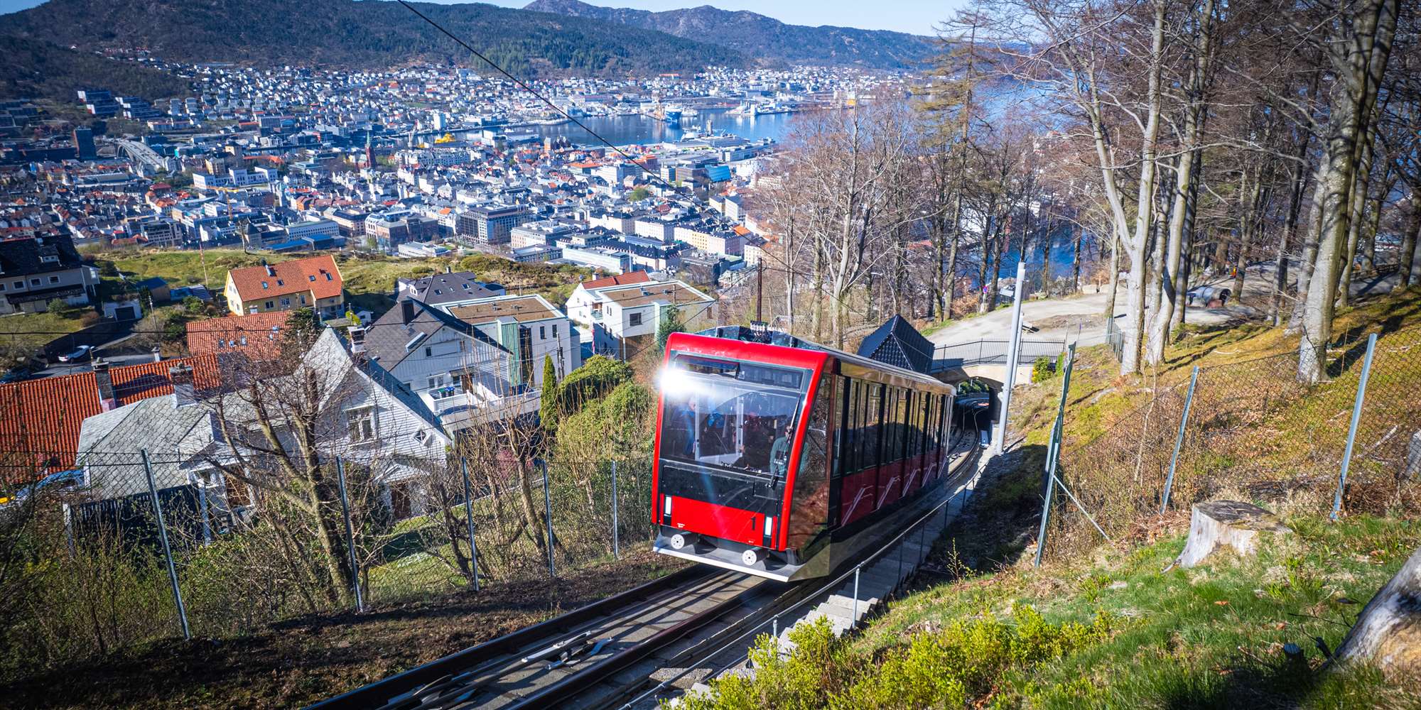 What is a funicular railway?