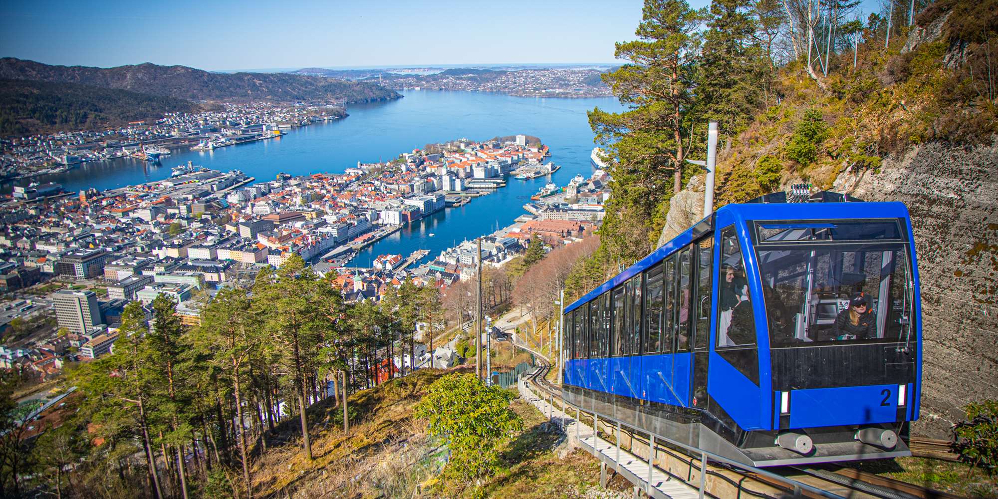 What is a funicular railway?