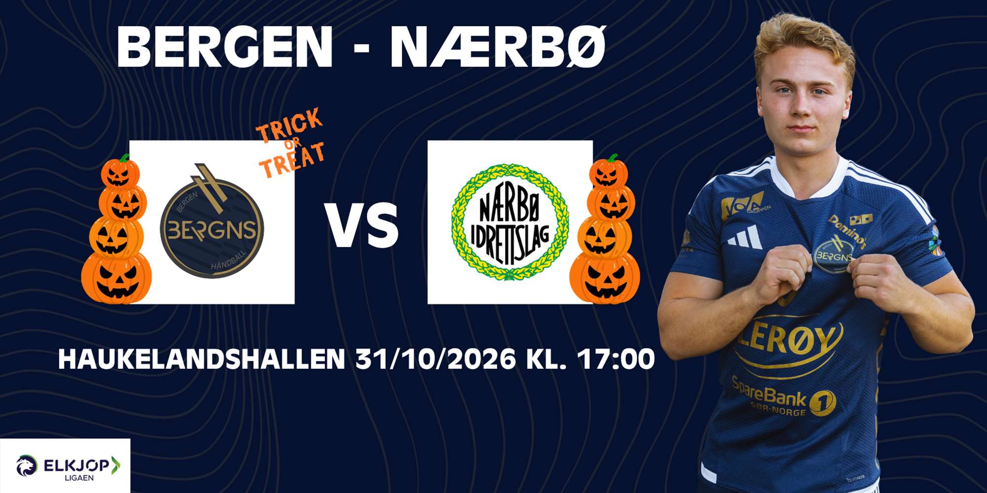 Bergen vs Nærbø, men's top handball league