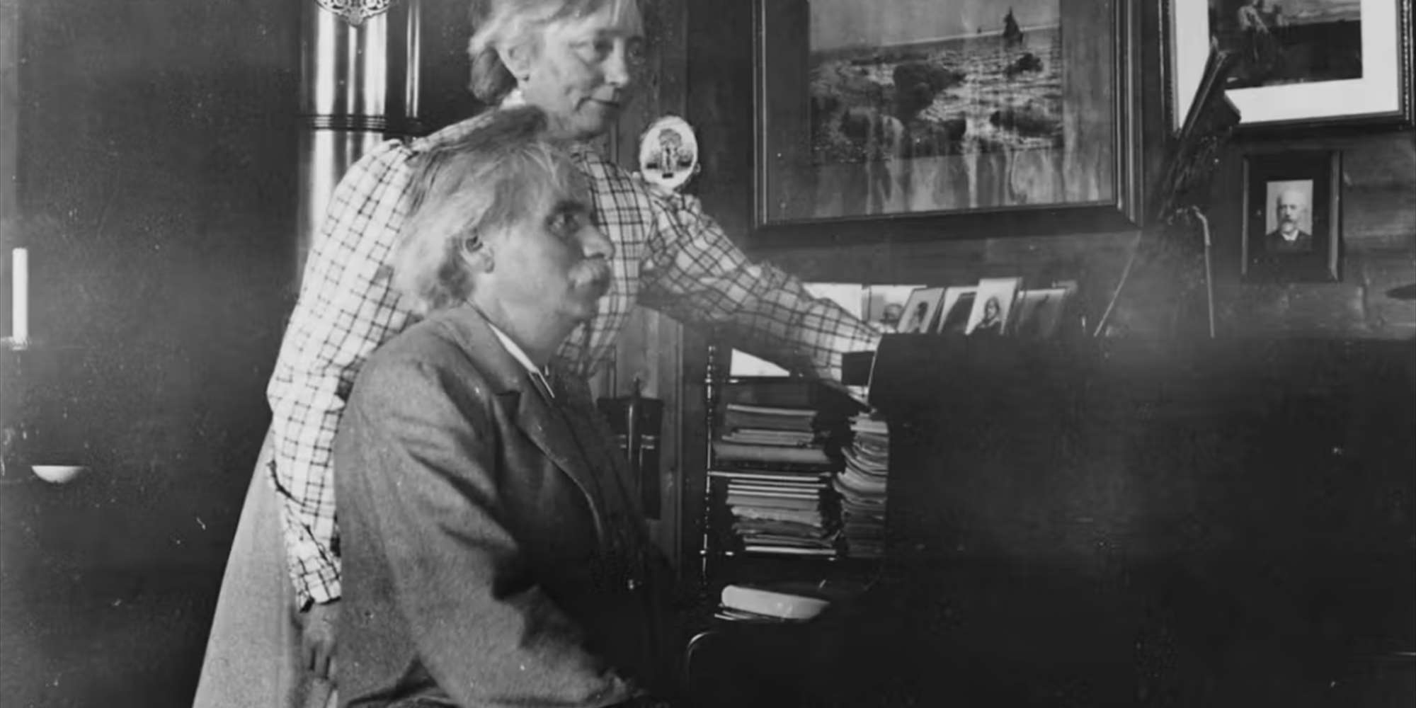 Edvard and Nina Grieg at Troldhaugen Edvard and Nina Grieg at Troldhaugen