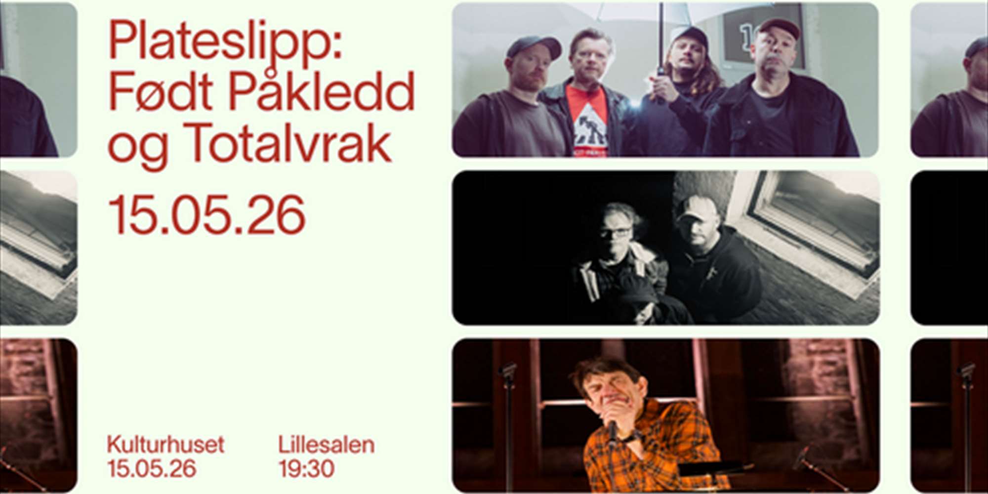 Plateslipp med Født Påkledd og Totalvrak