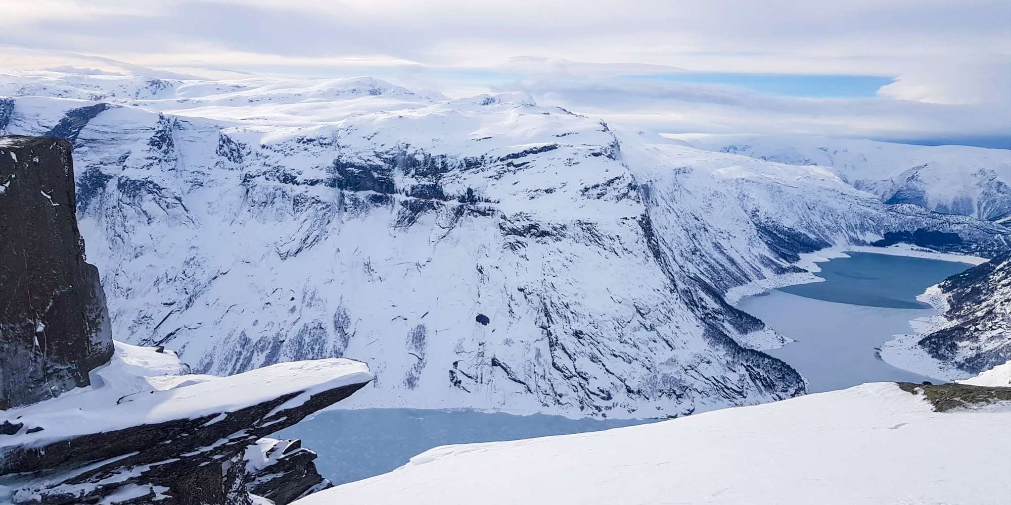 Trolltunga hike winter - visitBergen.com