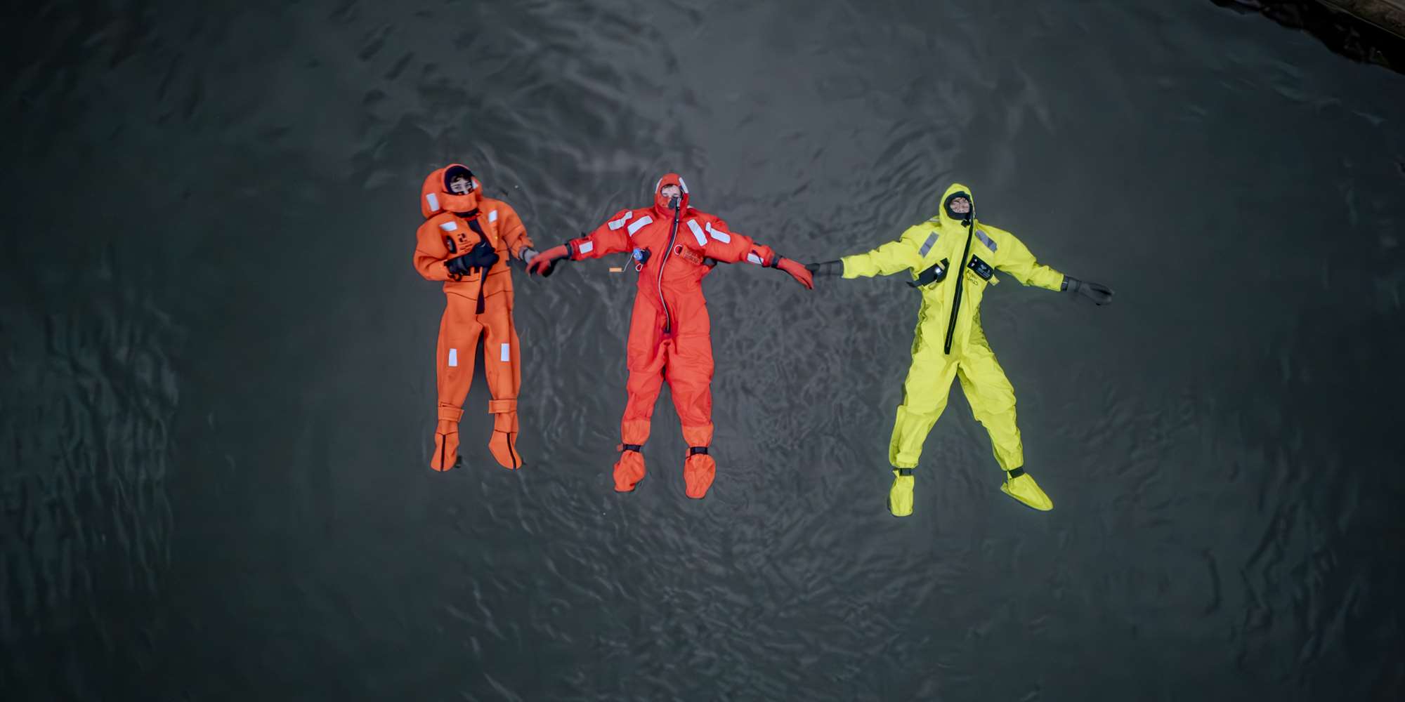 Fjord floating on the Hardangerfjord