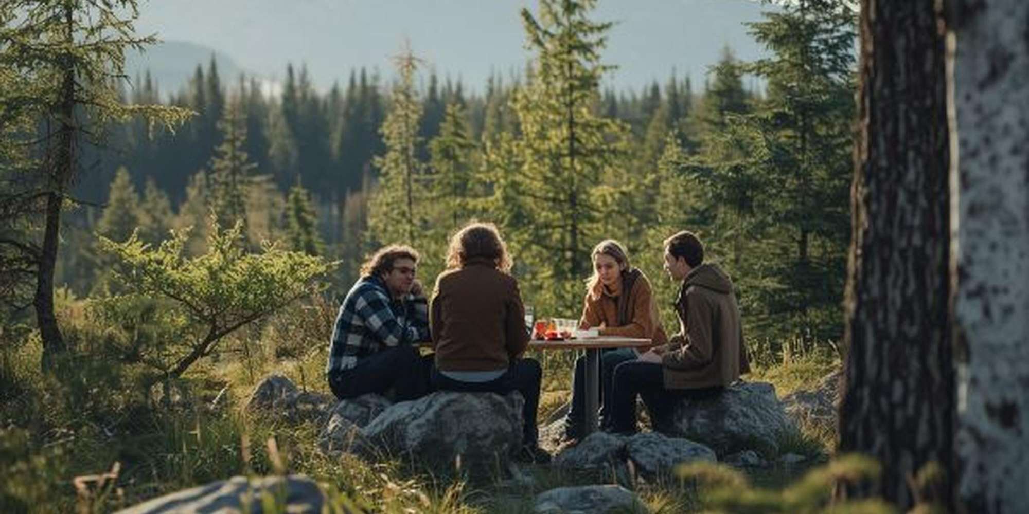 Enjoy a local lunch with freshly brewed coffee in the mountains of Bergen.