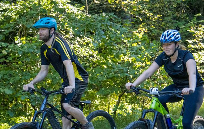 Guided tour on E-Mountain bike in the area around Voss