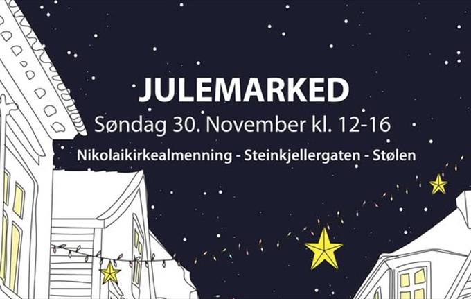 Christmas Market in Steinkjellergaten