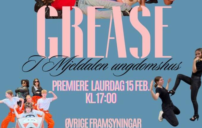 Premiere Grease 15/2 kl 17:00