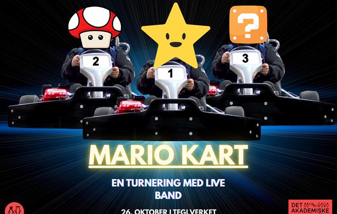 Mario Kart - Turnering med live band!