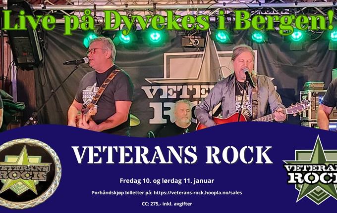 Veterans Rock: Sugende blues og rock på Dyvekes 11. januar