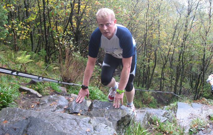 Stoltzekleiven opp - mountain race