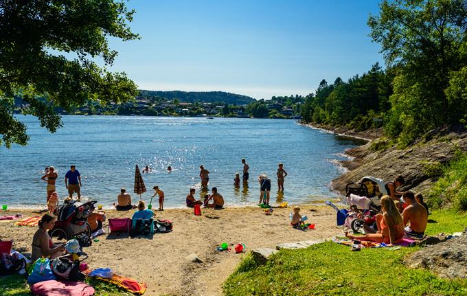 Beach in Bergen