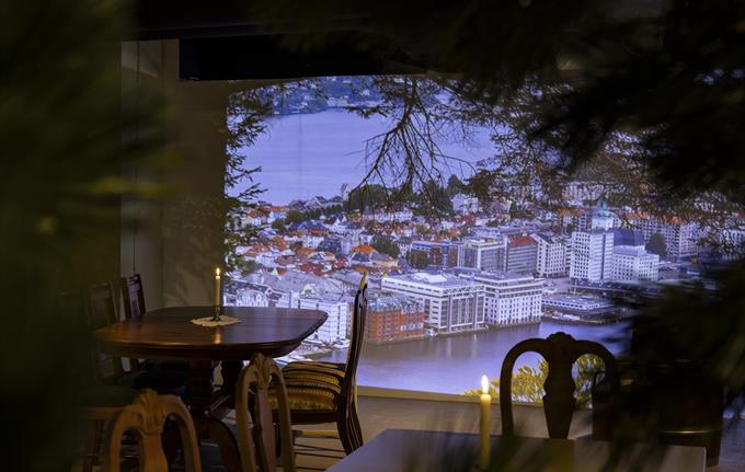 Eat with a view of Bergen