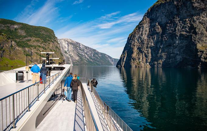 Fjord cruise on the Nærøyfjord