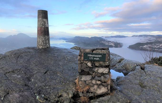 View from Håøytoppen