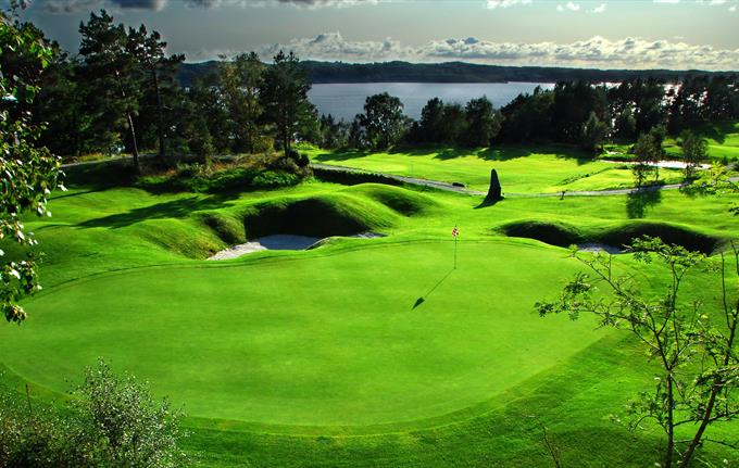 Loch 13 Meland Golf