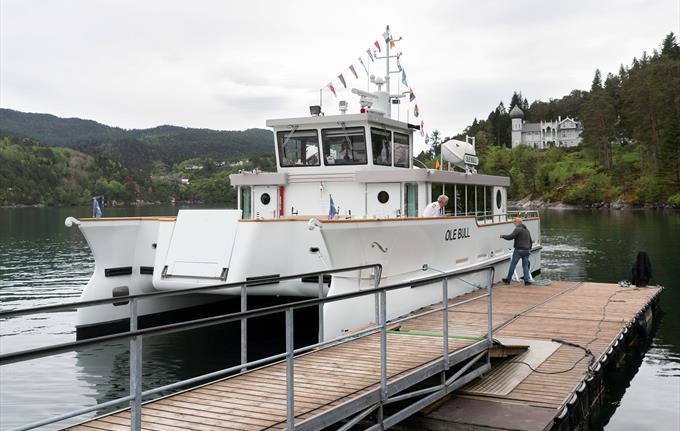 Boat to Lysøen Island