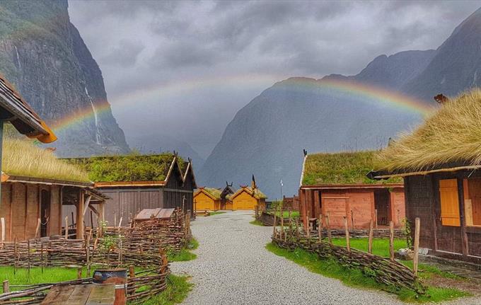 The viking village at Gudvangen